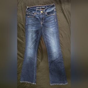 American Eagle Outfitters Medium Blue Flare Jeans